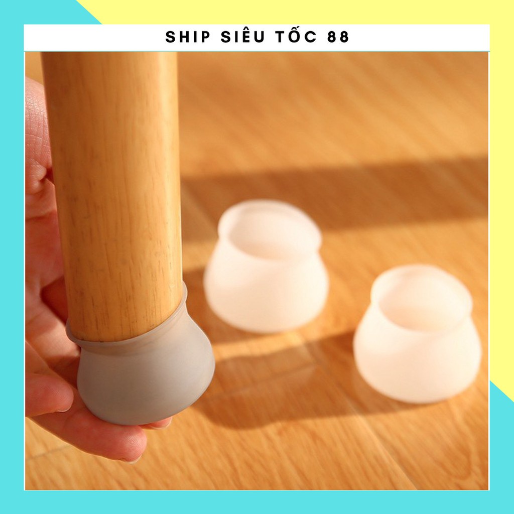 ❌GIÁ SỈ❌BỌC CHÂN BÀN GHẾ SILICON CHỐNG TRƠN, CHỐNG TRẦY XƯỚC 88200 SHIP SIÊU TỐC