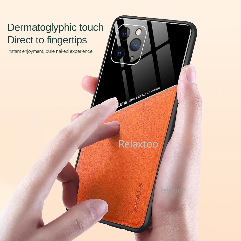 Ốp Điện Thoại Da Silicon Hít Nam Châm Để Xe Hơi Cho iPhone 11 pro max 11pro 7 8 plus 7plus 8plus Xs max Xsmax Xr iPhonexr