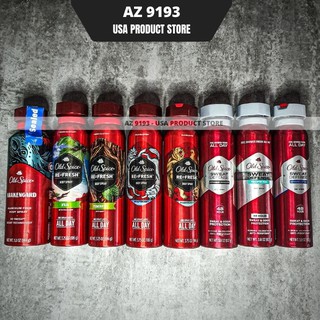 [HÀNG MỸ] Xịt Khử Mùi Nam Old Spice Hàng Mỹ 106g - Khử Mùi, Ngăn Mùi Hôi Hiệu Quả, Hương Thơm Nam Tính  - AZ 9193
