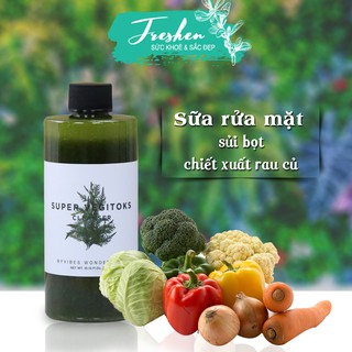 Sữa Rửa Mặt Thải Độc Rau Củ Quả VEGITOKS CLEANSER