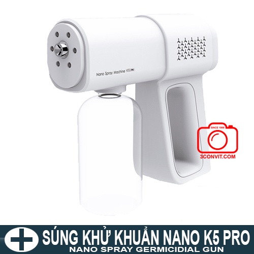 Súng cầm tay phun sương khử khuẩn Nano K5 Pro