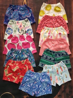 Quần short thun bé gái