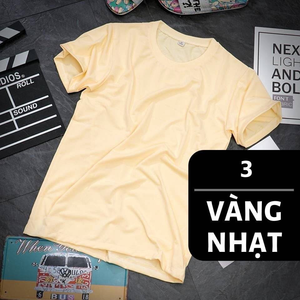 [Mua 2 Tặng 1] Áo thun nam trơn tay ngắn nhiều màu Basic phom suông Unisex Cotton 4 chiều mỏng mát mẻ phù hợp với mùa hè