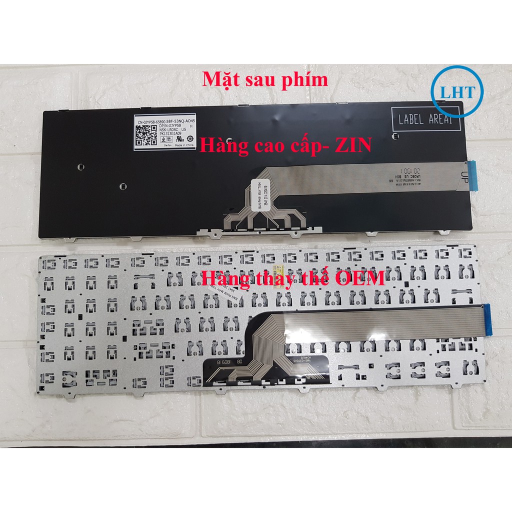 Bàn phím Laptop Dell Vostro 15 3000 3558 3559 3559 3567 3568 3541 3546 5558 5559 chất lượng cao - nhập khẩu