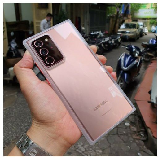 Ốp lưng Likgus chống sốc Viền màu nhám cho Note 20 Ultra