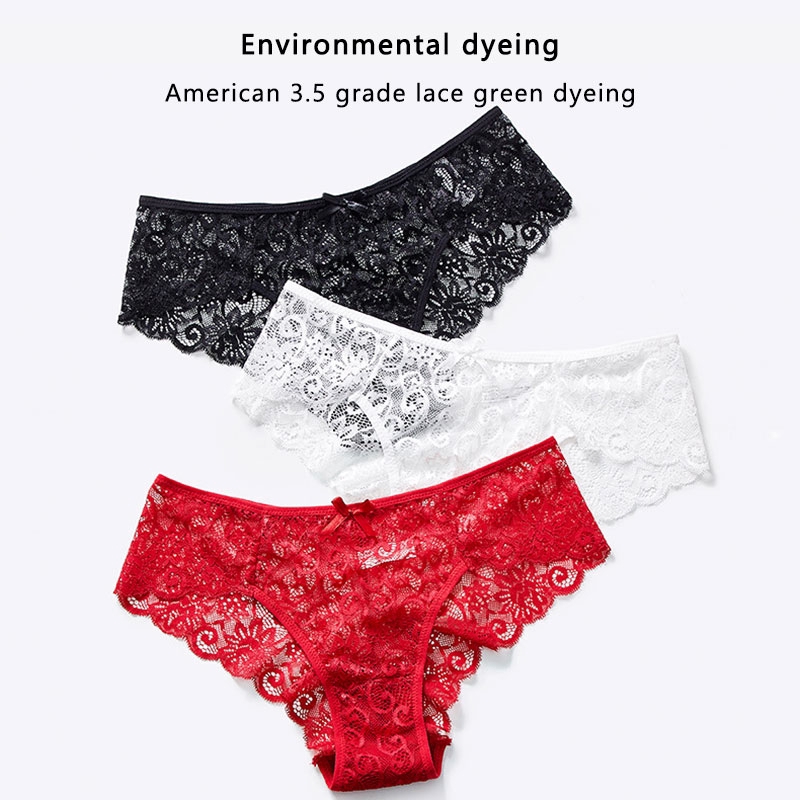 AOFEIQIKE Quần Lót Ren Thoáng Khí Siêu Mỏng Gợi Cảm Dành Cho Nữ
