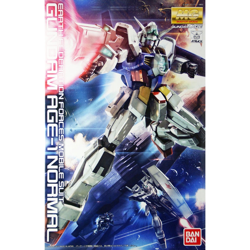 Mô Hình Gundam MG AGE 1 NORMAL 1/100 Bandai Master Grade Đồ Chơi Lắp Ráp Anime Nhật