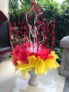 Đơn sỉ 100 cành tầm xuân handmade