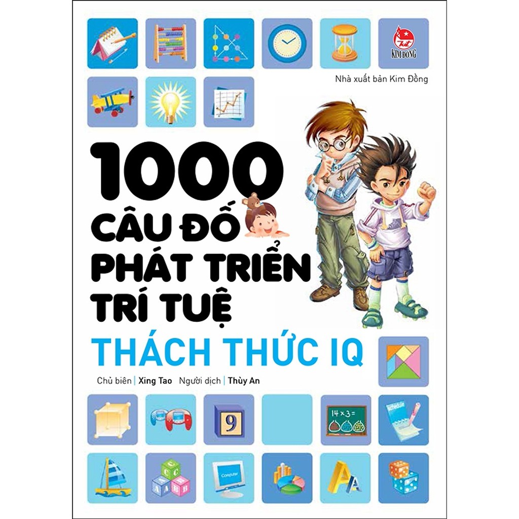 Combo sách 1000 câu đố phát triển trí tuệ: Khai phá tiềm năng, Thách thức IQ