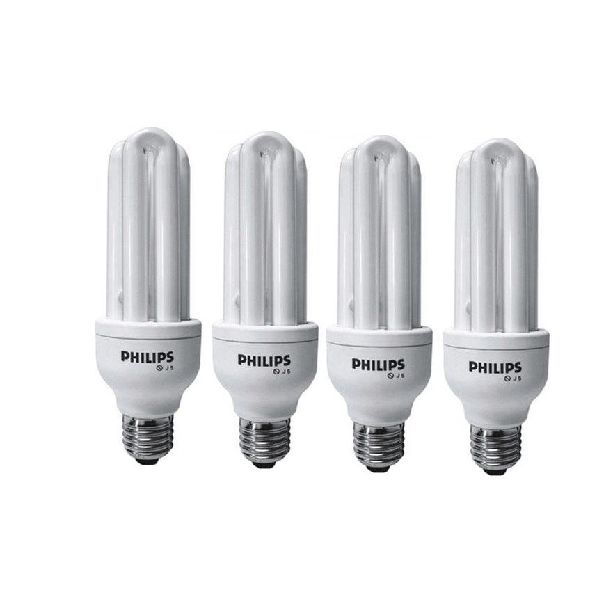 Bộ 4 Bóng Philips  3U 23W E27