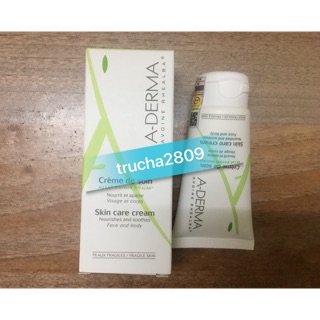 Kem dưỡng ẩm cho da kích ứng A-Derma Skincare Cream aderma