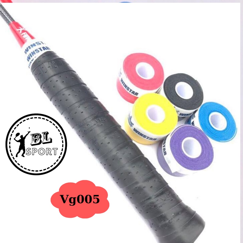 Quấn vợt cầu lông Winstar VG002, VG005, VG008, cuốn cán vợt chống trơn mồ hôi tay, Hàng chính Hãng, rẻ nhất thị trường.