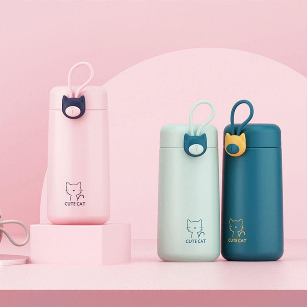 Bình Nước Giữ Nhiệt Bằng Thép Không Gỉ Hình Mèo Dễ Thương TAYLOR1 270ml
