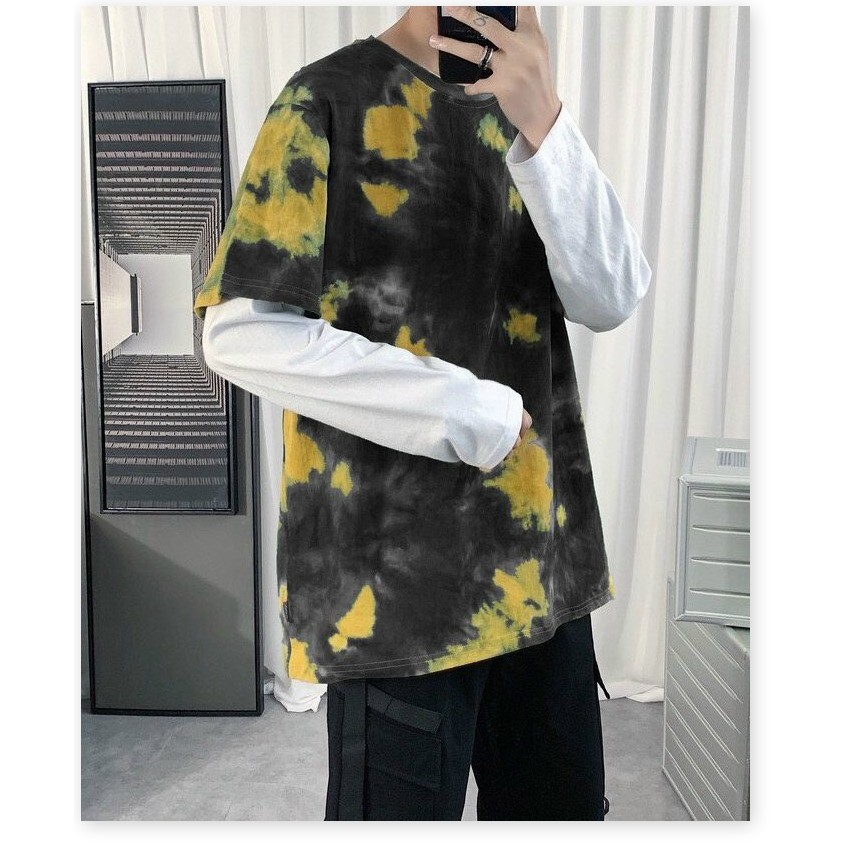 [FREE SHIP TOÀN QUỐC] ÁO THUN UNISEX NAM NỮ FORM RỘNG CÁ TÍNH PHỐI MÀU LOANG CỰC HOT THỂ HIỆN CÁ TÍNH