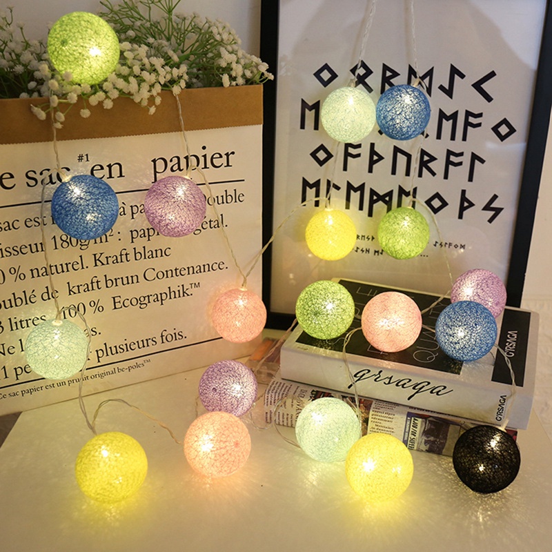 Tmdbyx Dây Đèn Led Trang Trí Giáng Sinh 6cm 20 Bóng
