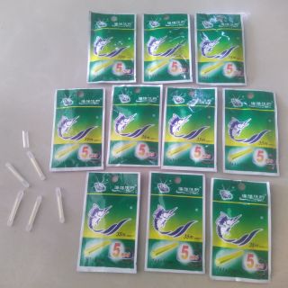 10 bịch phao đèn câu cá 5 cái