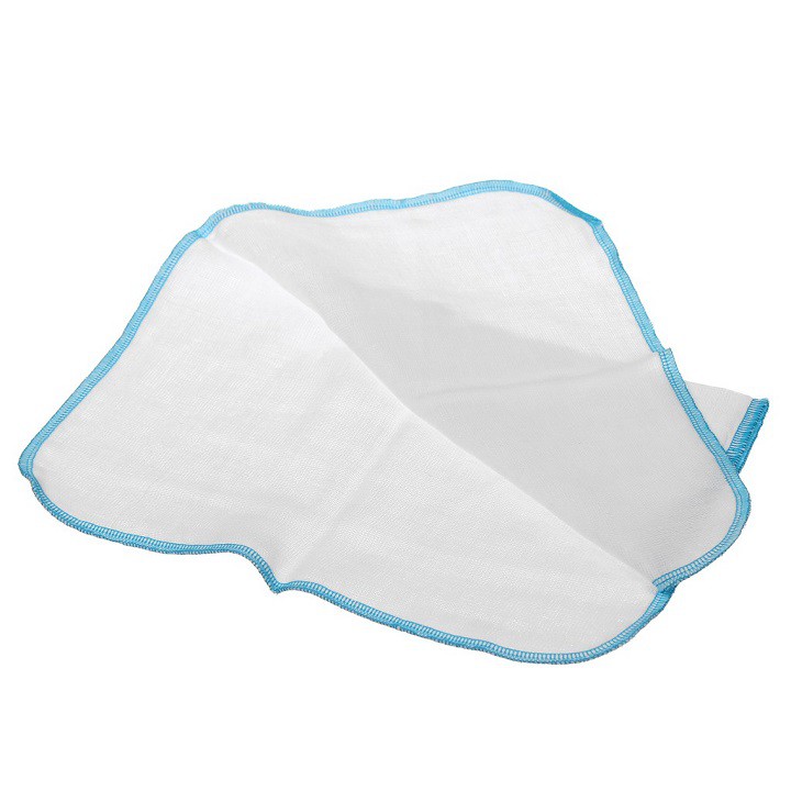 Combo 10 chiếc khăn sữa 2 lớp KIBA 100% cotton siêu mềm mịn (KIBA02)