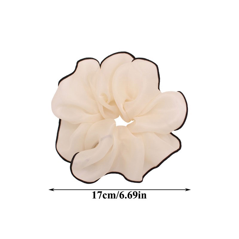 Dây buộc tóc nữ co giãn phối màu đơn giản thời trang