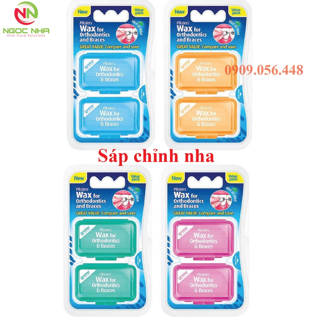 Combo 2 hộp sáp chỉnh nha giúp giảm đau khi đeo mắc cài chỉnh nha piksters - ảnh sản phẩm 1