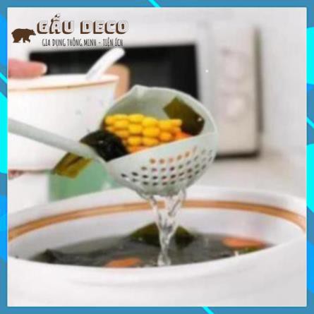 [FREESHIP] Muôi/muỗng múc canh, lẩu - Làm từ lúa mạch có lỗ 2 trong 1