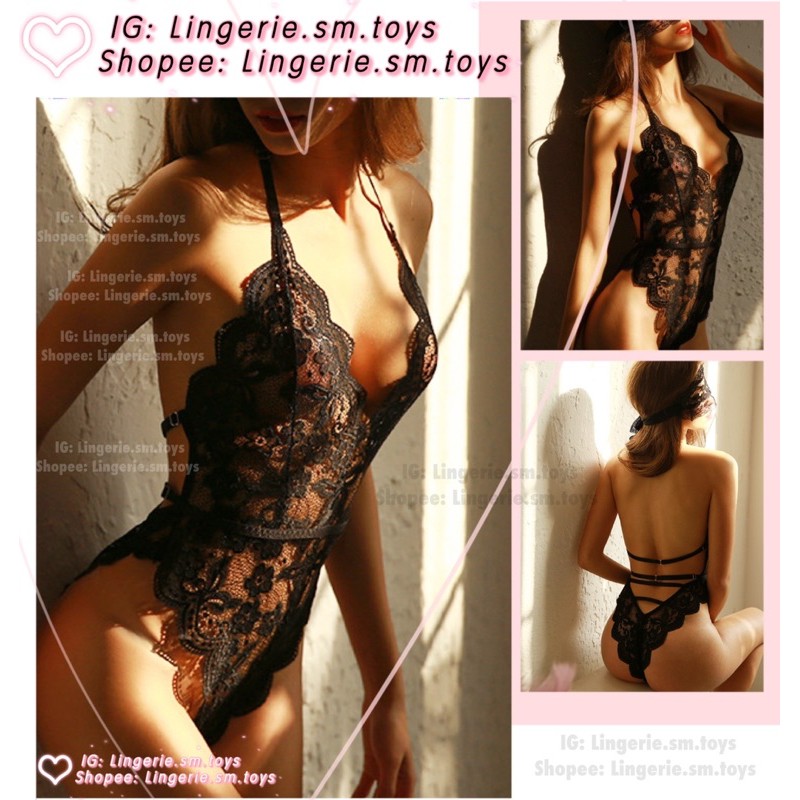 LL2383 Bodysuit Ren Hoa Mềm Mại Gợi Cảm Quyến Rũ - Jumsuit Ren Sexy YT2383