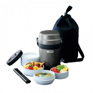 [FREESHIP TỪ 200K] Hộp cơm giữ nhiệt 4 ngăn Zojirushi SL-JAF14 giữ nhiệt lâu