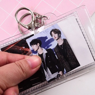 BJYX - Móc treo chìa khóa kiểu dáng mini album đựng 20 ảnh Bác Quân Nhất Tiêu