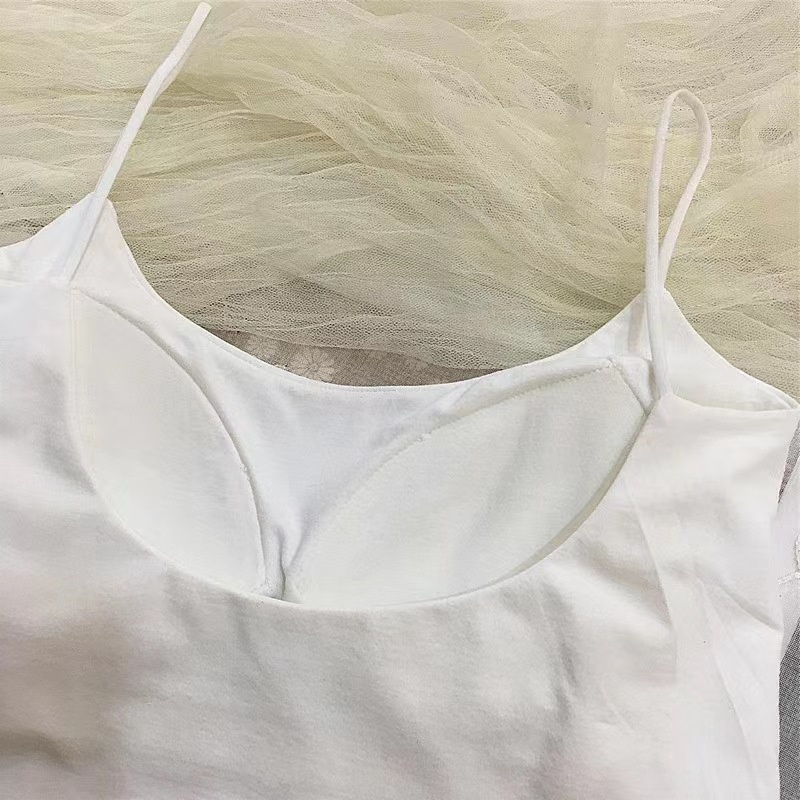 Áo Bra Cotton 2 Dây Đệm Su Mút Mỏng Không Gọng Siêu Co Giãn Bốn Chiều ELSA BRA - 1860