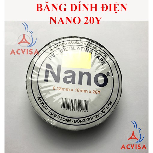 Băng Dính Điện Nano 20Y (18 Mét/Cuộn) Tô Nga Dũng