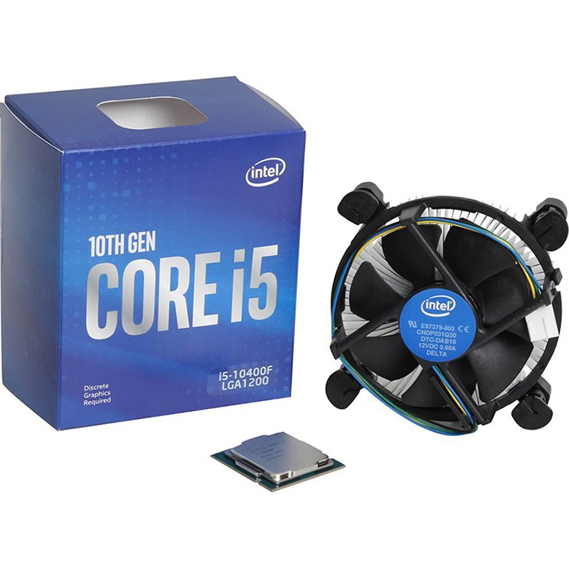 CPU Intel Core i5-10400F (2.9GHz turbo up to 4.3Ghz, 6 nhân 12 luồng, 12MB Cache, 65W) - Socket Intel LGA 1200