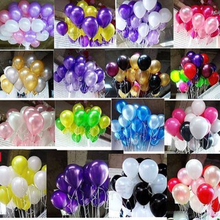 Set bóng bay ánh nhũ bịch 25 bóng
