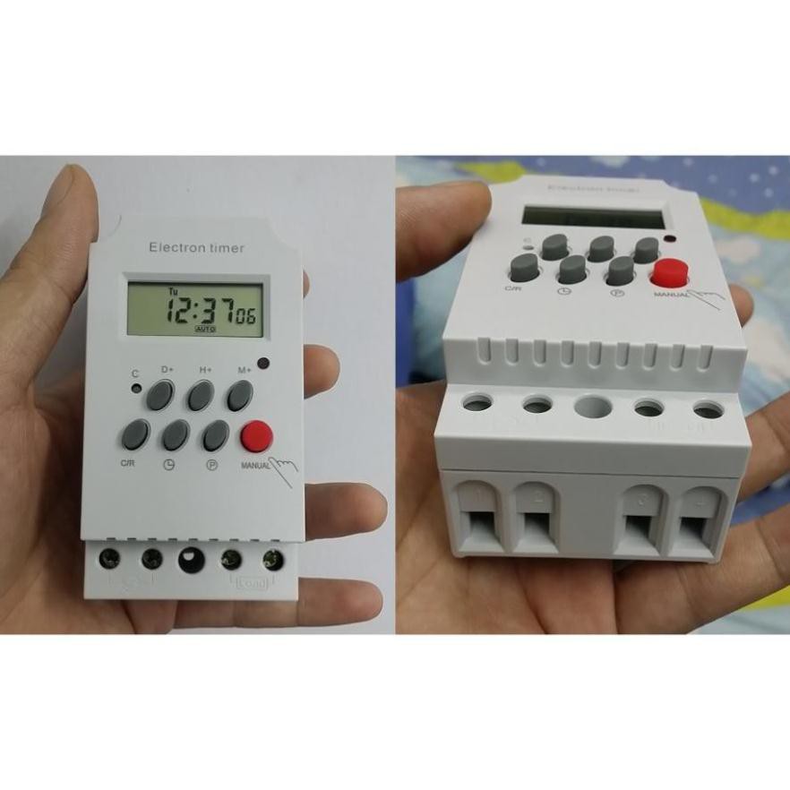 Công tắc hẹn giờ KG316 T-II timer hẹn giờ ổ cắm hẹn giờ bật tắt tự động 17 chương trình