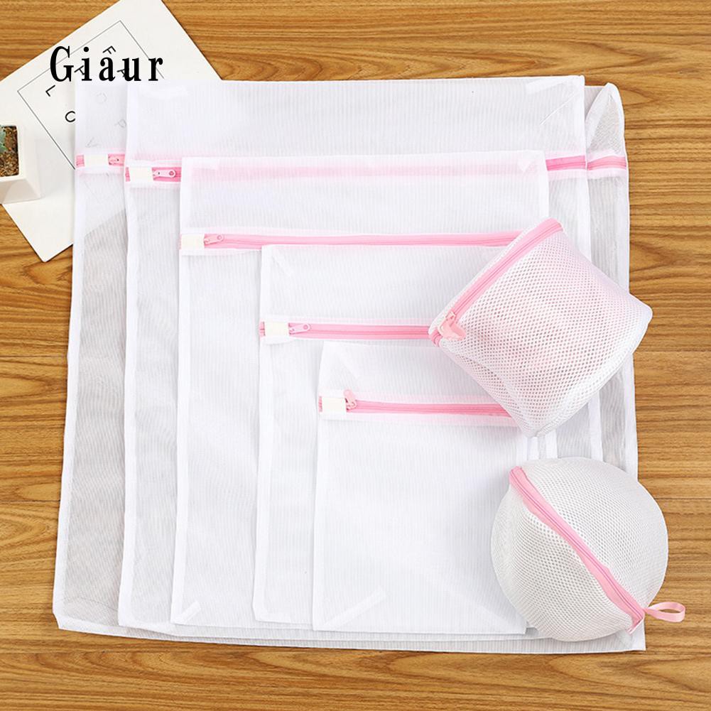 Set 7 túi lưới dùng giặt đồ lót có thể tái sử dụng tiện lợi