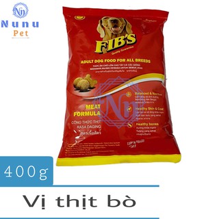 Thức ăn vị thị bò cho mọi loại chó trưởng thành - Thức ăn Fib's 400g