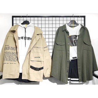 < FREESHIP > Khoác Kaki Pocket [ Form UNISEX ]