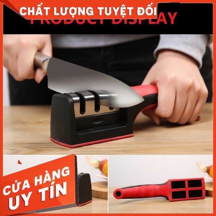 [SIÊU RẺ] Dụng cụ mài dao kéo 3 cấp độ, mài bén siêu tiện lợi