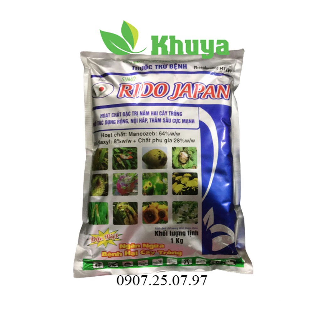 Thuốc trừ bệnh Sumo Rido Japan 1kg Mancozeb và Metalaxyl Diệt Nấm Bệnh