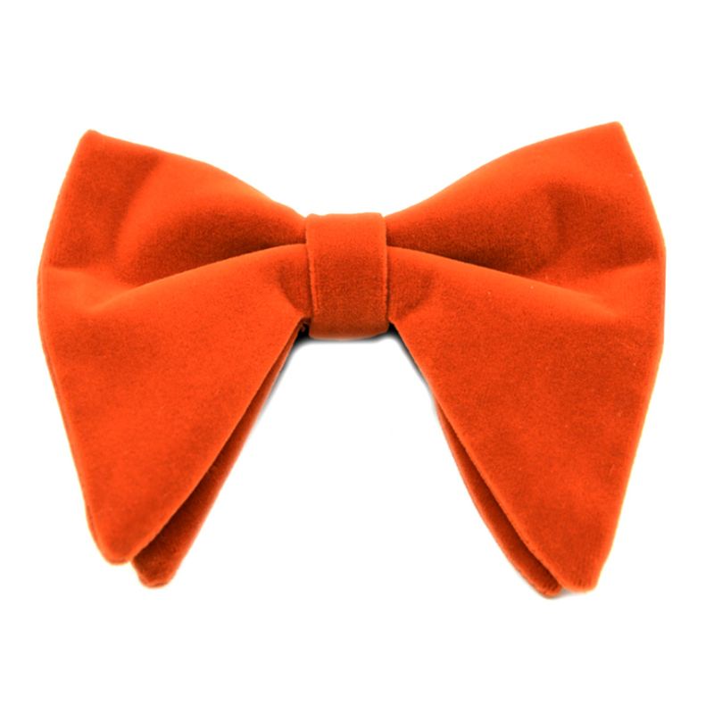 Cà Vạt Nhung Hai Lớp Màu Trơn Phong Cách Vintage Cho Nam