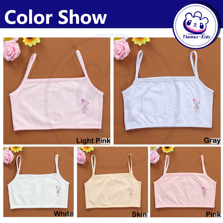 Áo lót thoáng khí dễ thương cho bé gái 8-12 tuổi B216