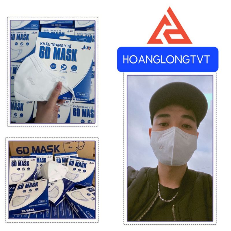 KHẨU TRANG Y TẾ 6D MASK T&amp;T (Set 50 cái)