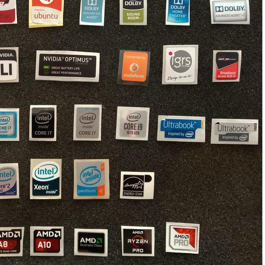 INTEL Miếng dán trang trí xe hơi in chữ Code-597 AMD Nvidia | BigBuy360 - bigbuy360.vn