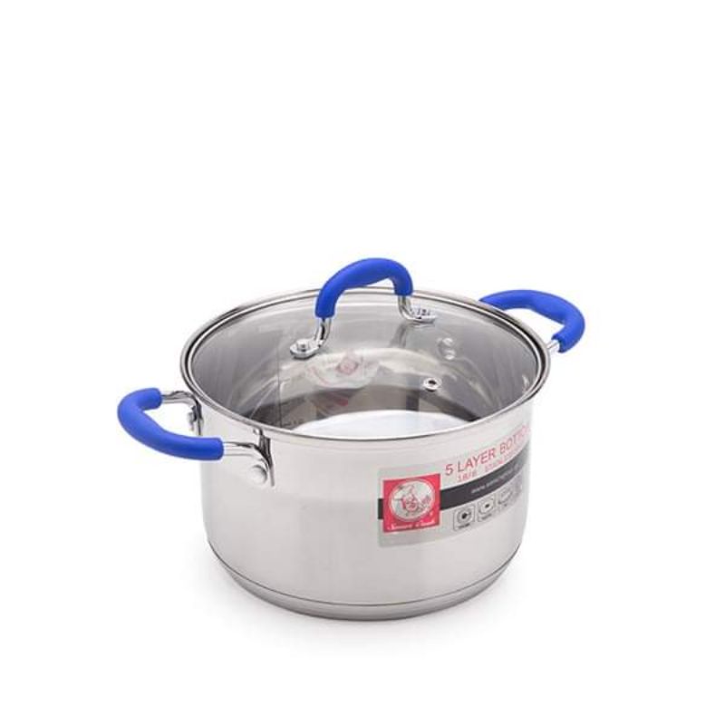 Bộ nồi Inox Smartcook 3 chiếc cỡ 16cm 20cm 24cmnồi Inox cao cấp chống oxi hoá và bảo vệ sức khoẻ