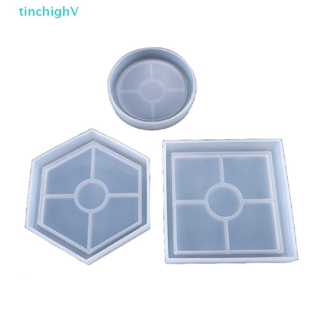 [TinchighV] Khuôn Silicone Làm Khay Tròn Xi Măng Cỡ Lớn [Mới]
