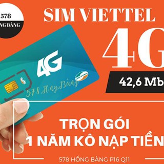 Sim 4g viettel ko nạp tiền 1 năm