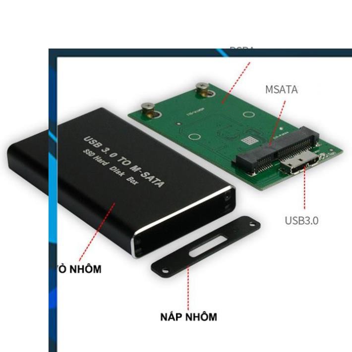 Box SSD mSATA USB3.0 - BX41