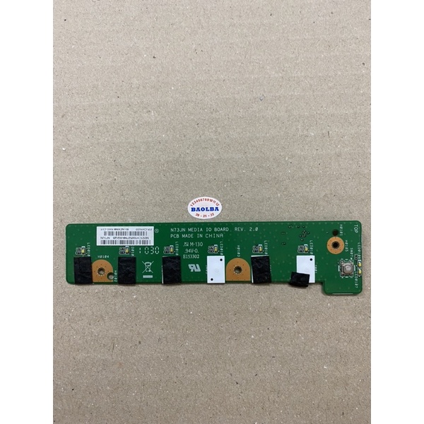 Board công tắc mở nguồn laptop Asus N73 N73JN