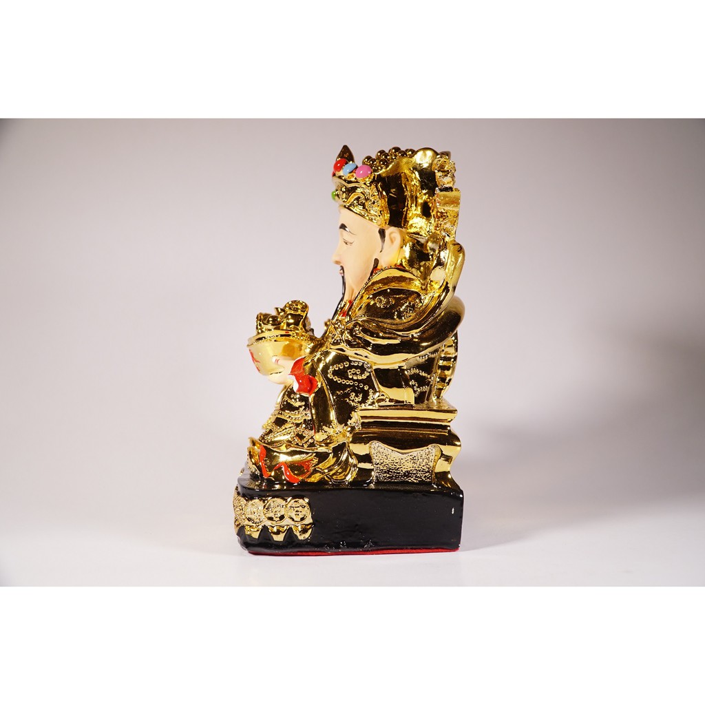 Tượng Thần Tiền Thần Tài xi mạ vàng chiêu tài cầu lộc đẹp rực rỡ - Nhiều cỡ | BigBuy360 - bigbuy360.vn