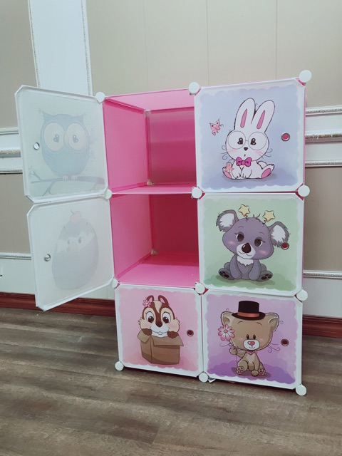 TẶNG MÓC SƯỜN VÀ TREO ĐỒ- TỦ NHỰA GHÉP 8 Ô THÂN SÂU 47cm. Mẫu mới siêu HOT