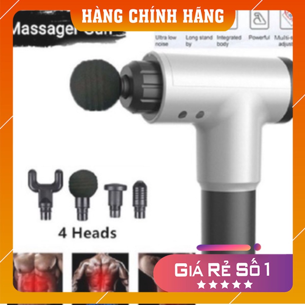 Máy Massage Cầm Tay, Súng Massage Tay Chân Lưng -Giảm Mỡ, Giảm Nhức Mỏi, Căng Cơ