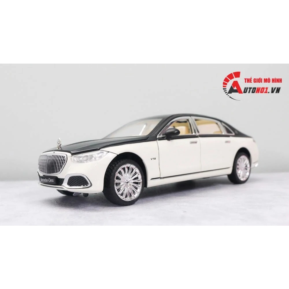 Mô hình xe Mercedes Benz S680 Maybach đánh lái được tỉ lệ 1:24 XHD 8088